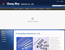 Tablet Screenshot of changway.com.tw